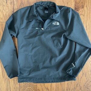 *SOLD* 
The North Face Black quarter-Zip light shell Jacket